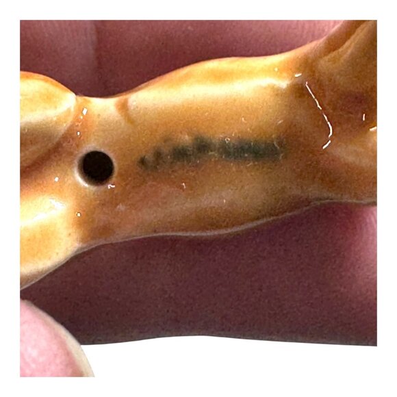 Vintage Airedale terrier figurine by Midwinter Burslem china Dog Miniature Mini - Picture 5 of 8